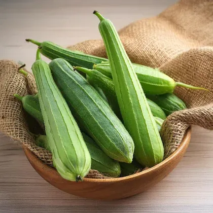 Ridge Gourd (Turai) - Hydrating vegetable for Vitamin D and liver health