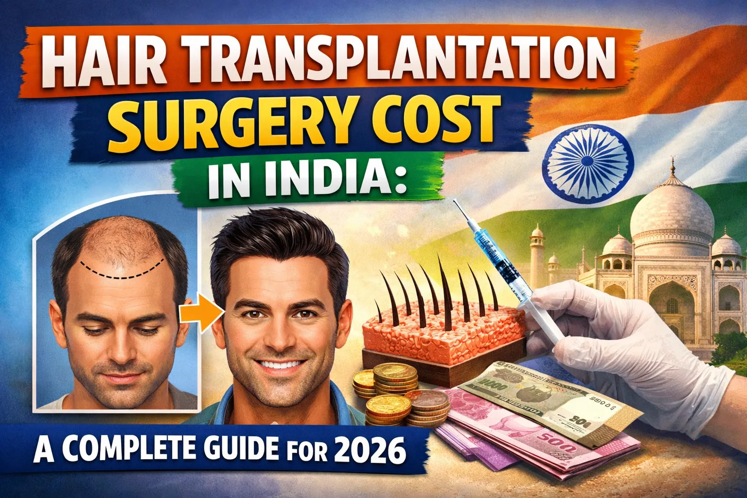 Hair Transplantation Surgery Cost in India : A Complete Guide for 2026