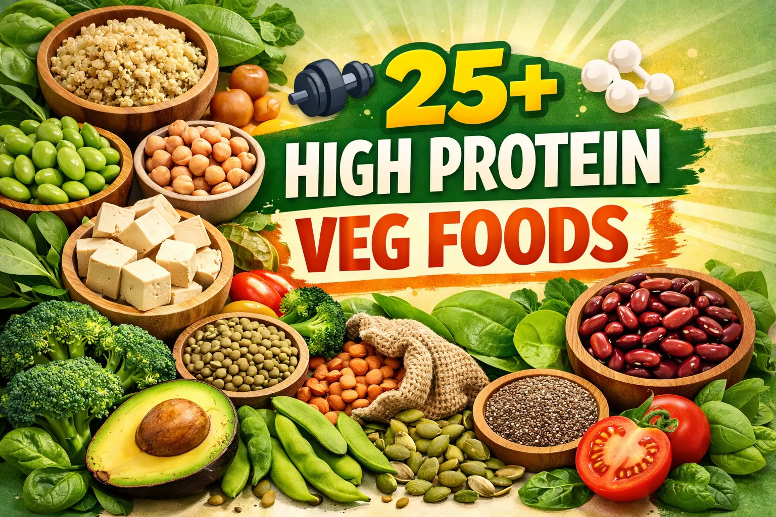 25+ High Protein Veg Foods: The Indian Dietician’s No-Nonsense Guide