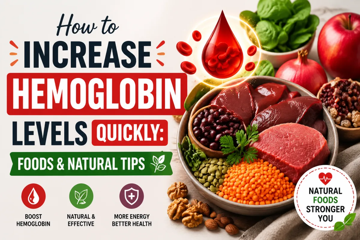 How to Increase Hemoglobin Levels Quickly: Foods & Natural Tips