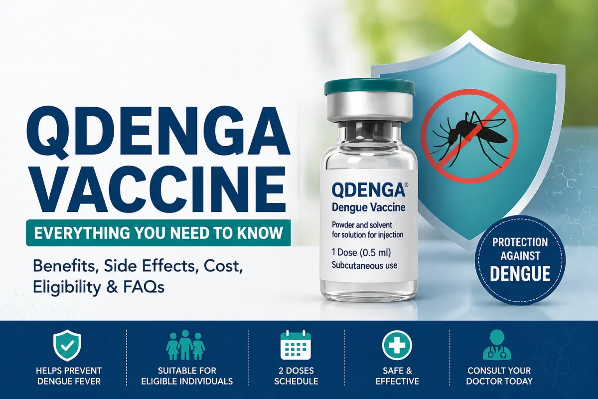 QDENGA Vaccine: Benefits, Eligibility, Side Effects, Cost & Everything You Need to Know