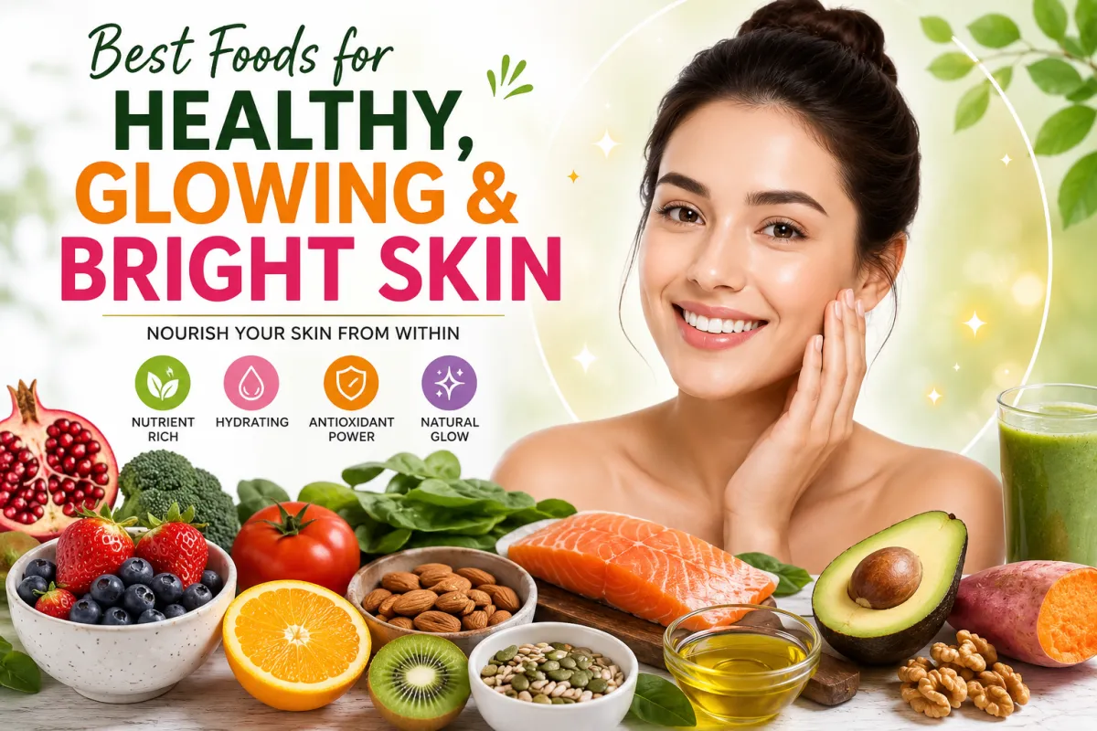 12 Best Foods for Healthy, Glowing & Bright Skin (Backed by Science)