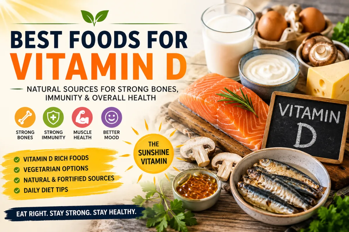 Vitamin D Foods: The Complete 2026 Guide to the Best Vitamin D Rich Foods