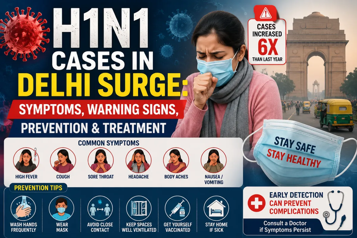 H1N1 Cases in Delhi Surge: Symptoms, Warning Signs, Prevention and When to See a Doctor